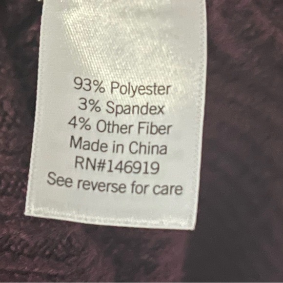 Burgundy oversized fit sweater - Picture 4 of 4